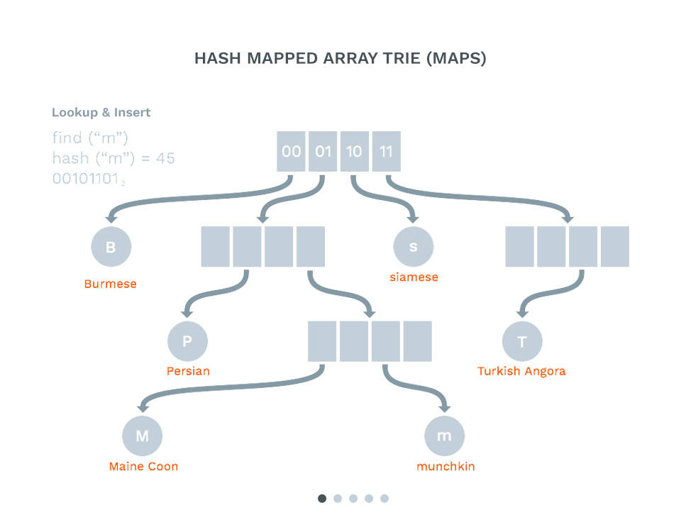 Hash Mapped Array Trie